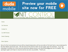 Tablet Screenshot of liceremovalsanmateo.com